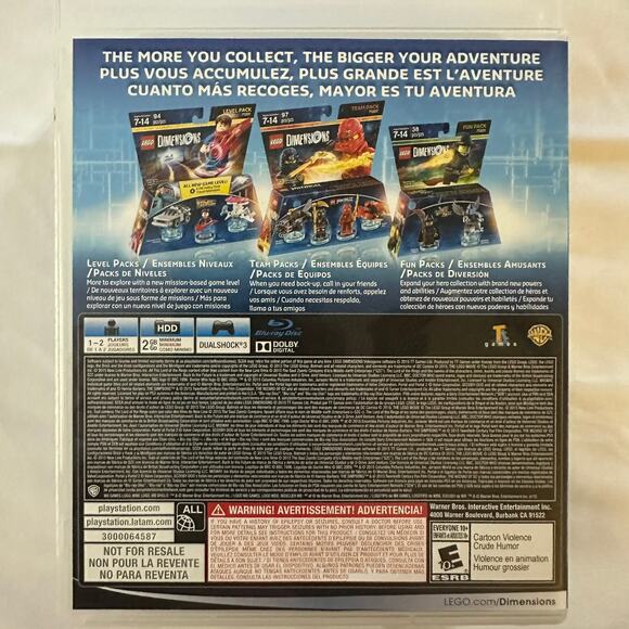 PlayStation 3 Bundle of Three LEGO Games Batman 3 Lego Movie Dimensions - Picture 3 of 8